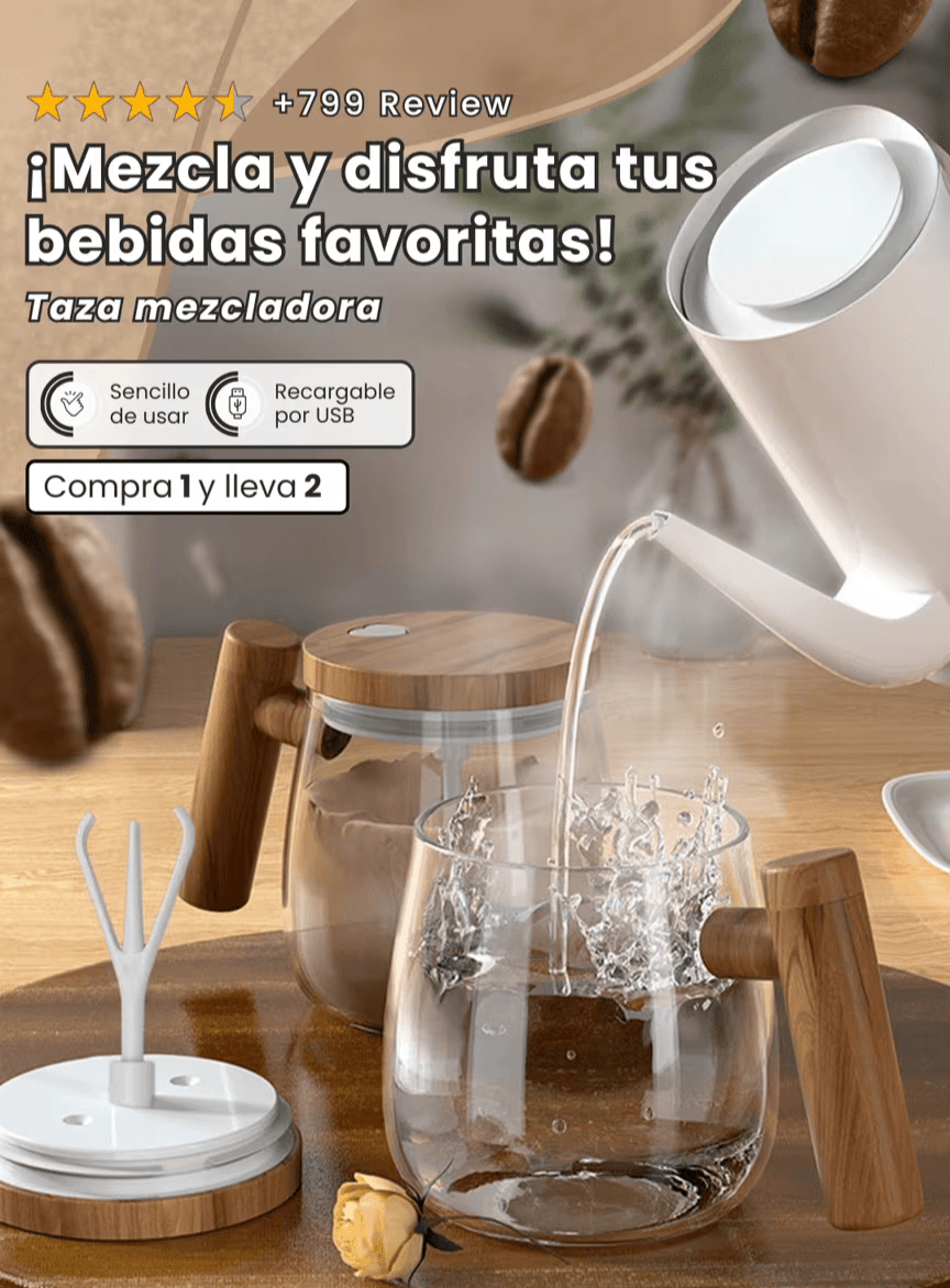 Mezcla tu Bebida Sin Esfuerzo en Cualquier Lugar