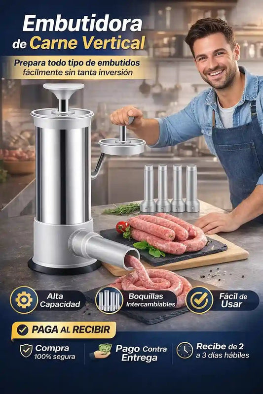 Embutidora de Carne de 2 a 4 Boquillas | Embutimax