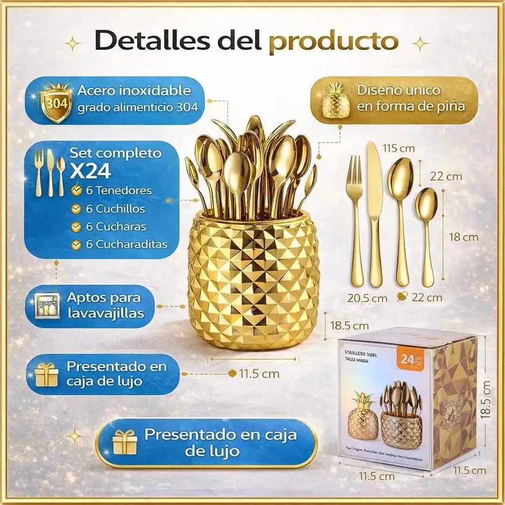 TropicalSet  24 piezas Haz que tu comedor hable por ti: moderno, vibrante y único 🟡Aprovecha el 40% DCTO solo por tiempo limitado
