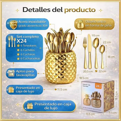 TropicalSet  24 piezas Haz que tu comedor hable por ti: moderno, vibrante y único 🟡Aprovecha el 40% DCTO solo por tiempo limitado